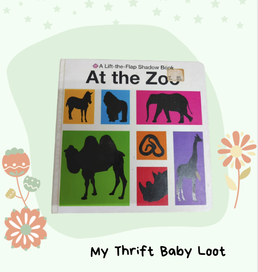 Preloved Lift and flap shadow book at the zoo